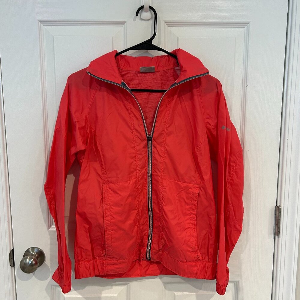 Columbia Women’s‎ Access Point Packable Rain Jacket, Salmon Pink XS